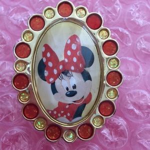 Vintage Disney Minnie mouse scarf clip pin fob
